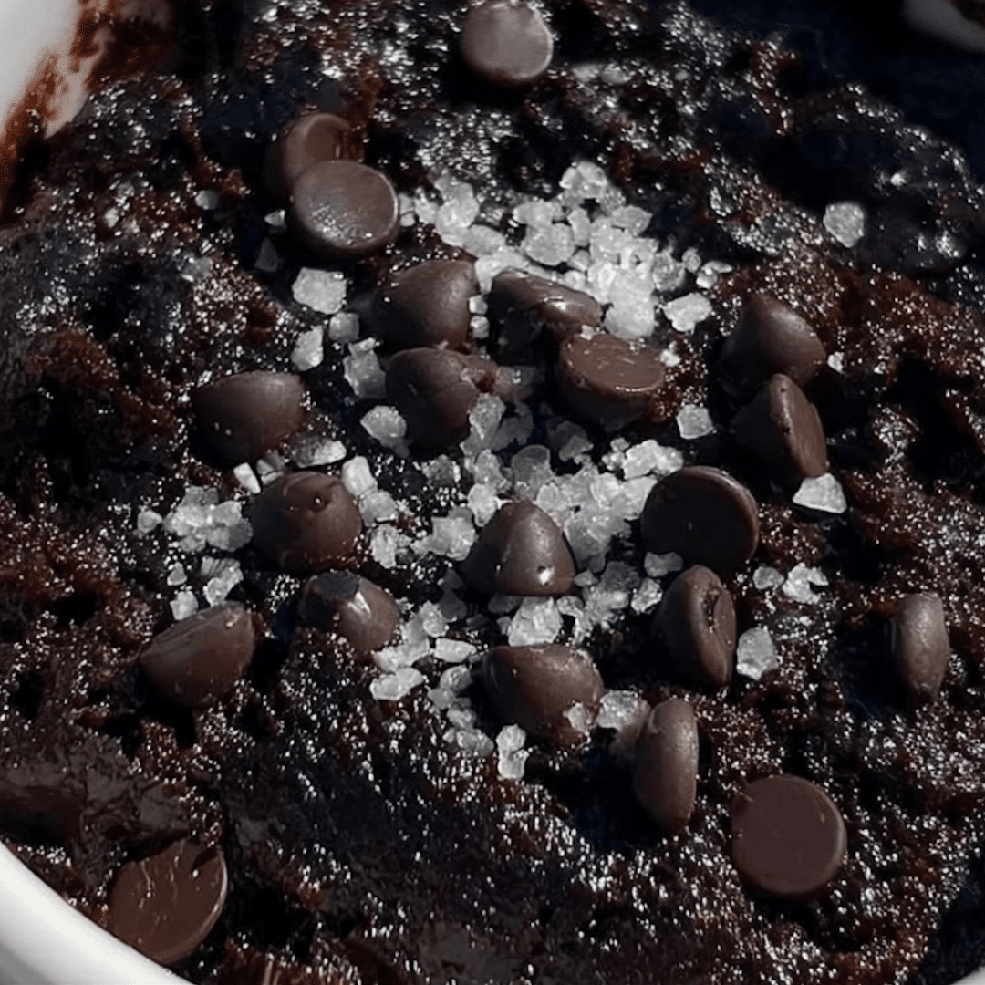 Keto Protein Microwave Brownie
