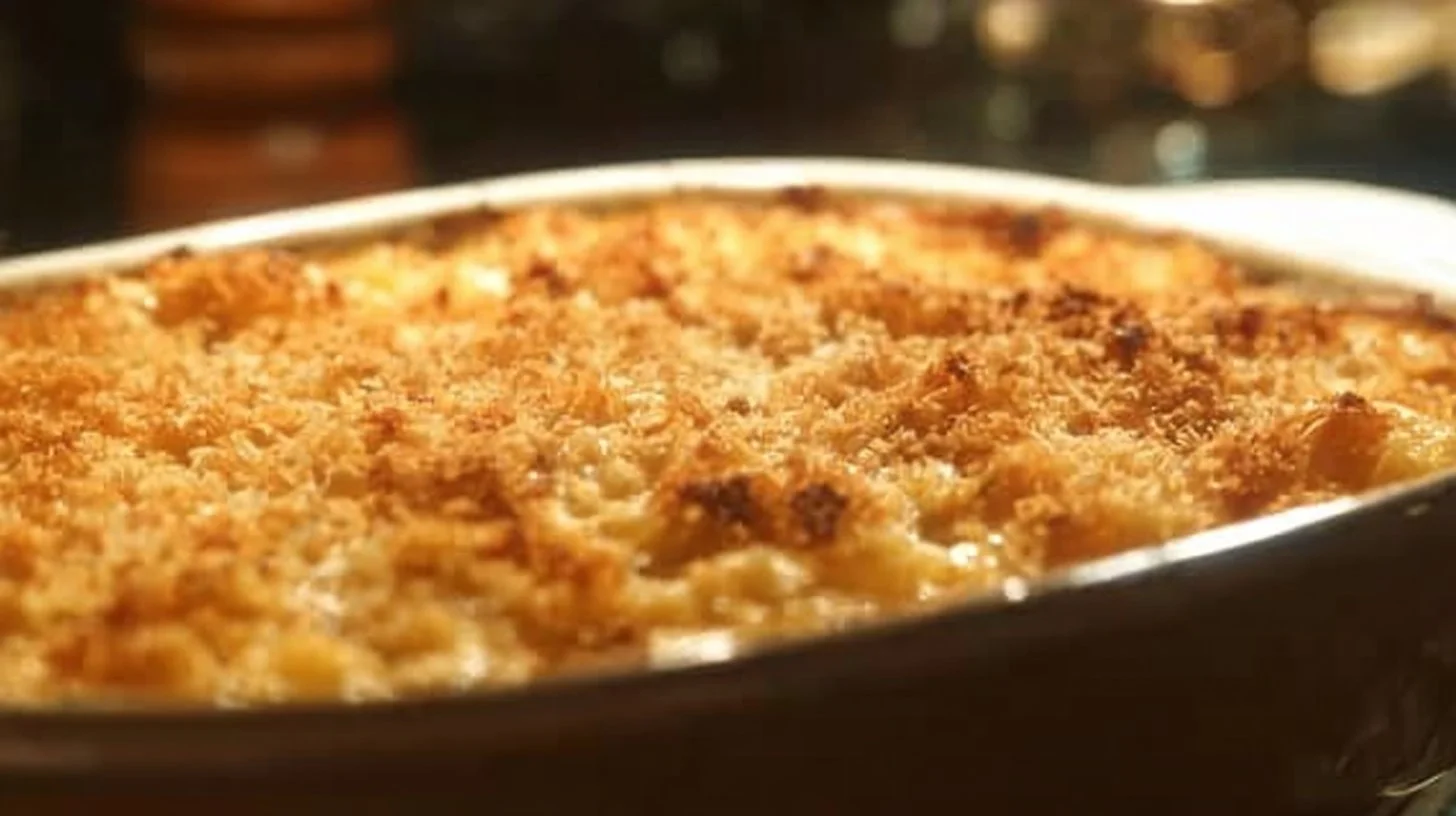 Mamaw's Chicken Rice Casserole served in a rustic dish, showcasing creamy goodness.