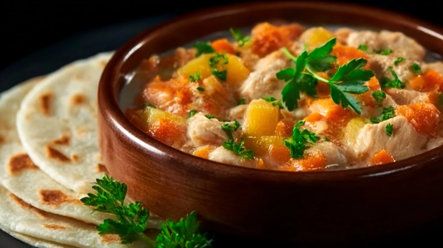 Delicious rotisserie chicken casserole topped with cheese and herbs