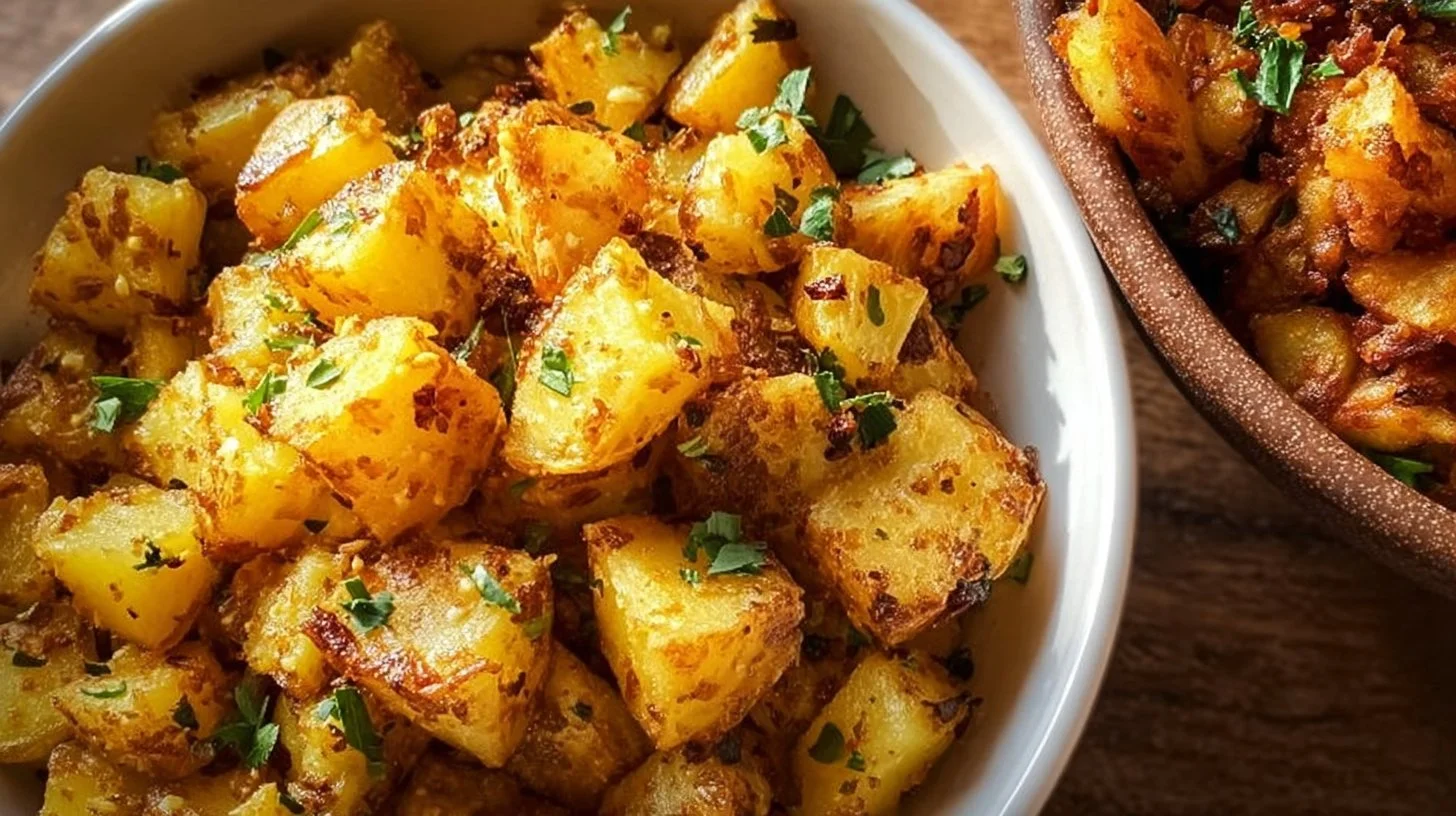 Easy breakfast potatoes recipe with crispy texture and tasty seasonings