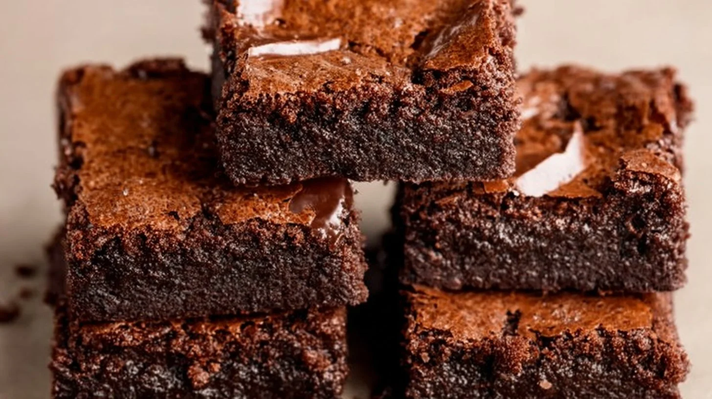 Delicious healthier brownies made with natural ingredients for a guilt-free treat