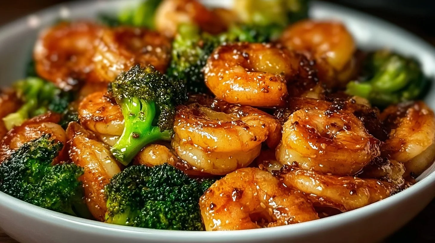 Honey Garlic Butter Shrimp with Broccoli, a flavorful and easy recipe