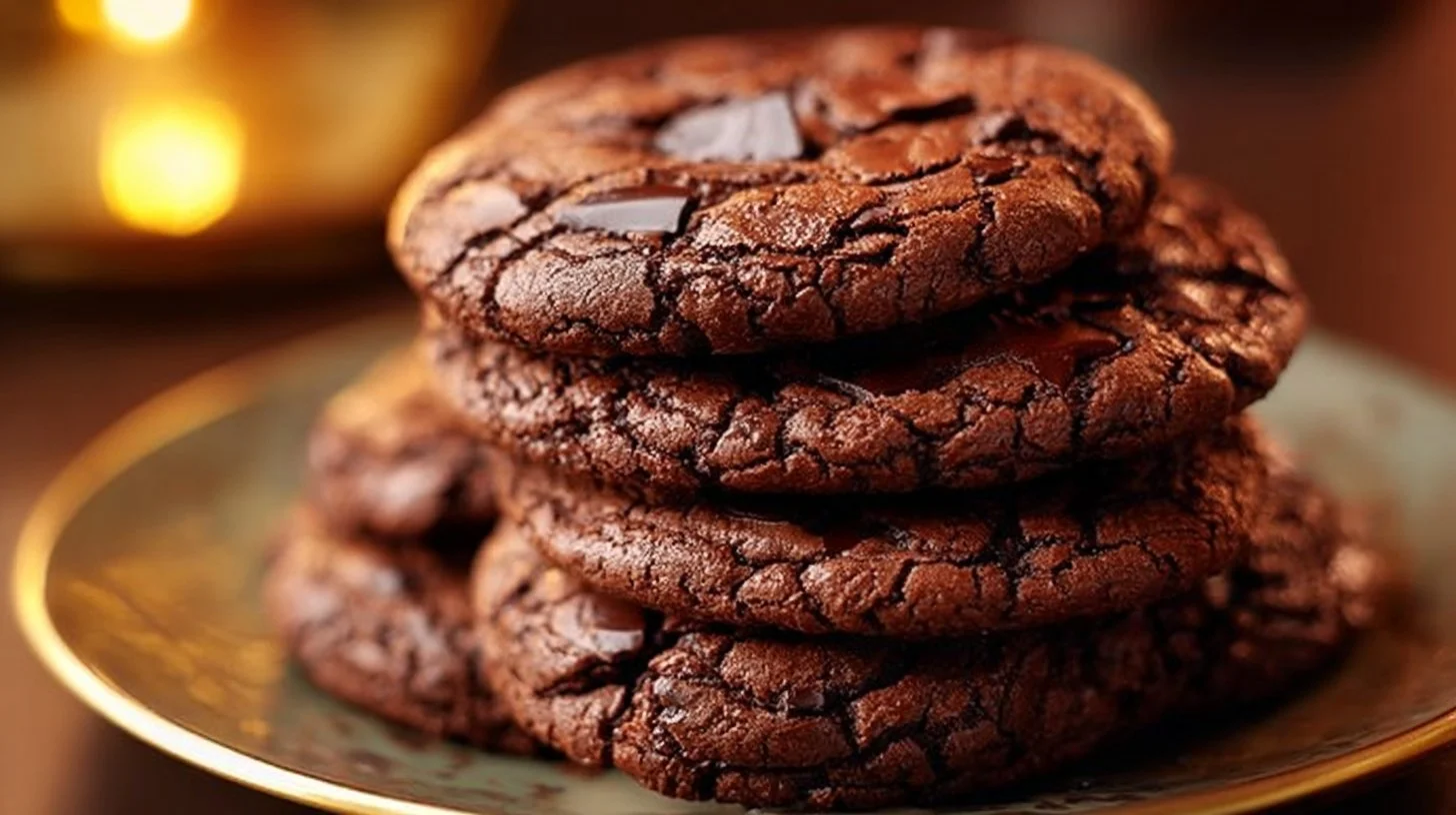Delicious brownie mix cookies baked to perfection