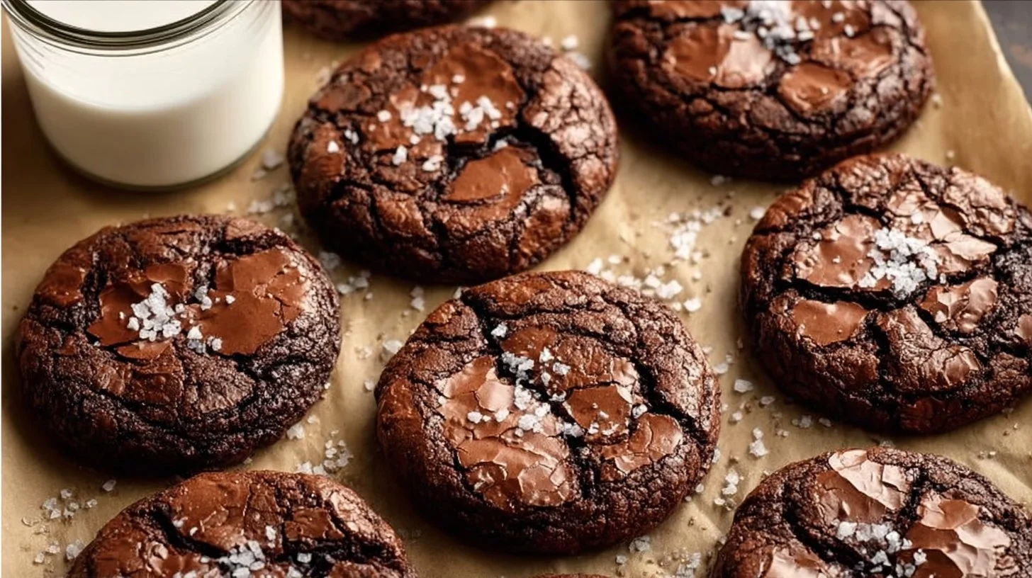 Indulgent brownie cookies with rich chocolate flavor and chewy texture