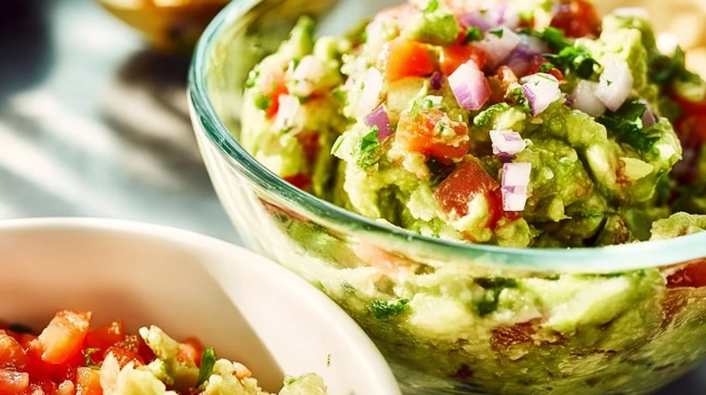 Delicious homemade guac recipe with fresh ingredients