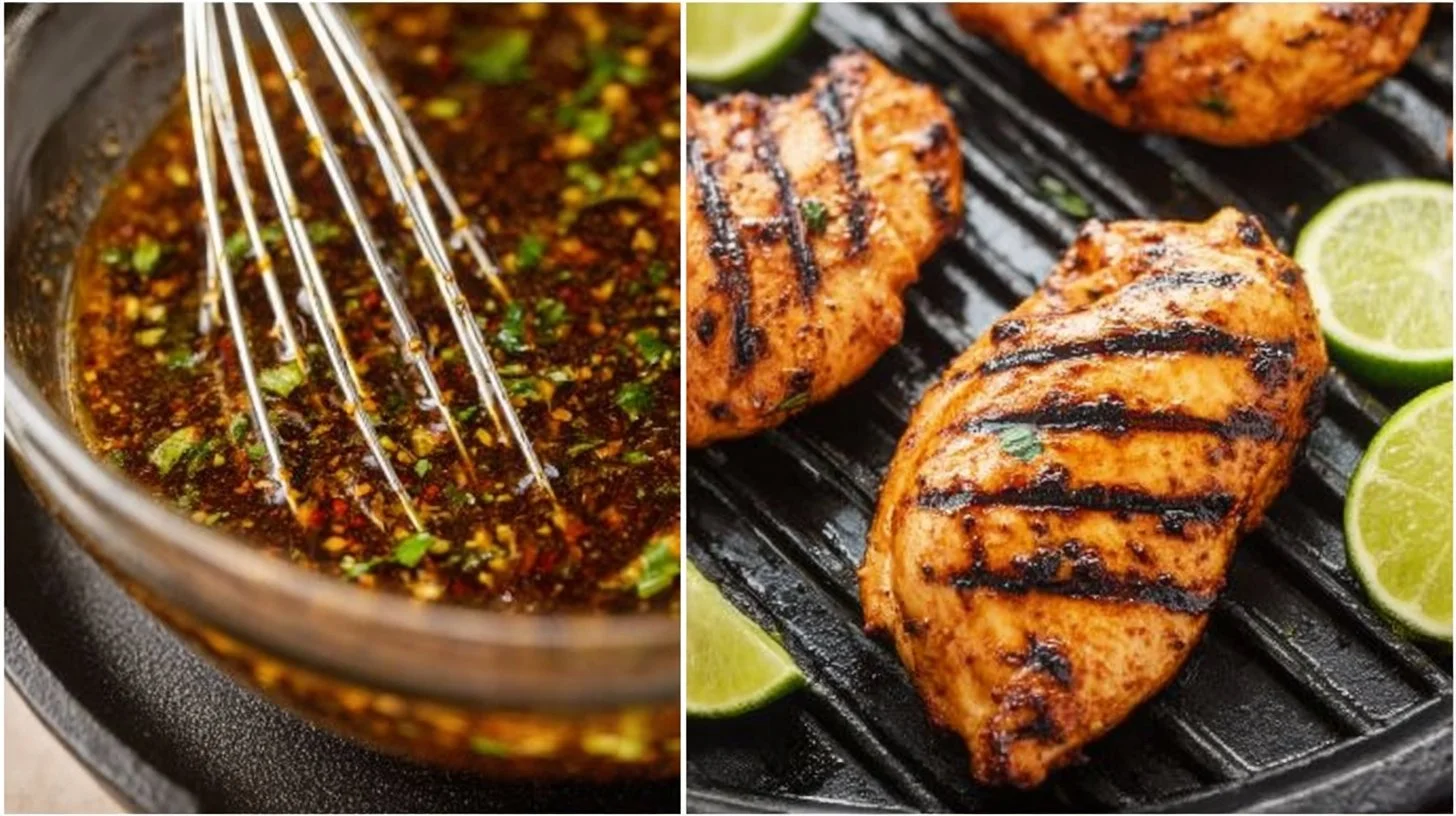 Easy Mexican chicken marinade recipe for grilling or baking chicken