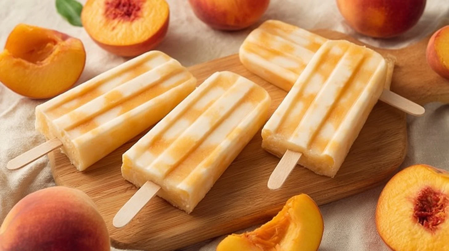 Delicious bowl of homemade mango ice cream topped with fresh mango slices